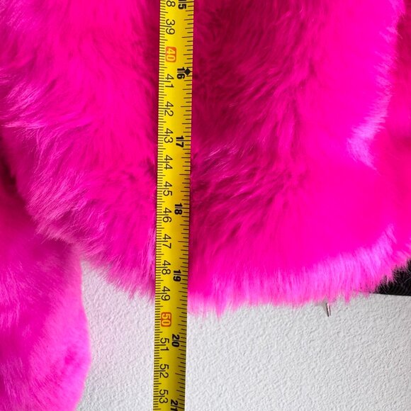 CLUB EXX / Dolls Kill Pink Fur Jacket - Never Worn, Size XS - Picture 8 of 10